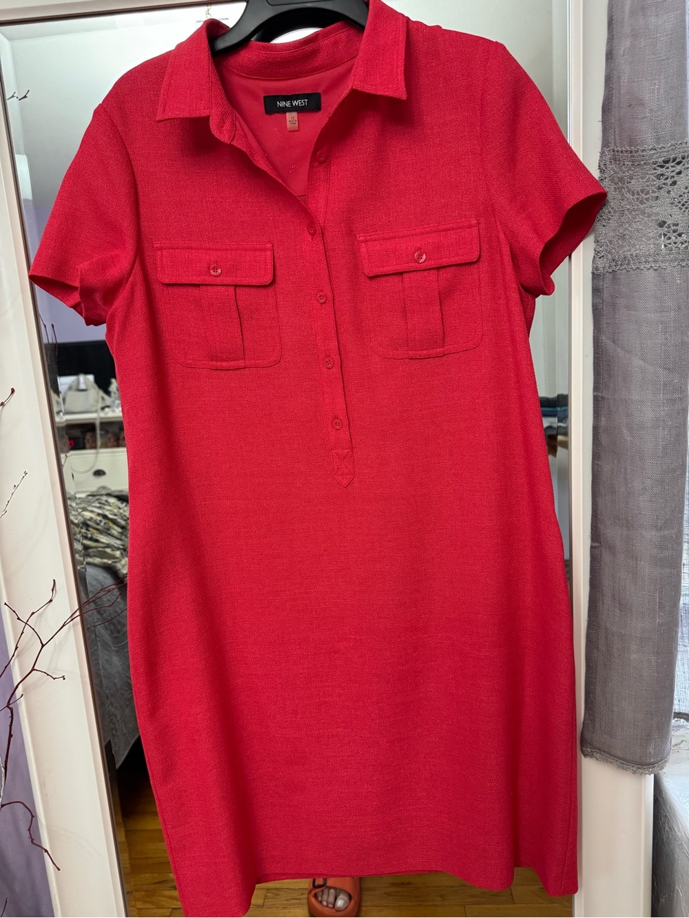 Nine West Vibrant Red Dress